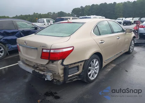 2009 Lexus Ls 460 from USA, damaged, VIN JTHBL46F995090704